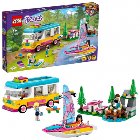 Констр-р LEGO Friends Лесной дом на колесах и парусная лодка